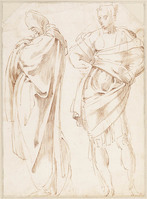 A+ 011
<br/>
Staande man en jongeman
<br/>
<em>Michelangelo Buonarroti (1475-1564) - kopie naar</em>